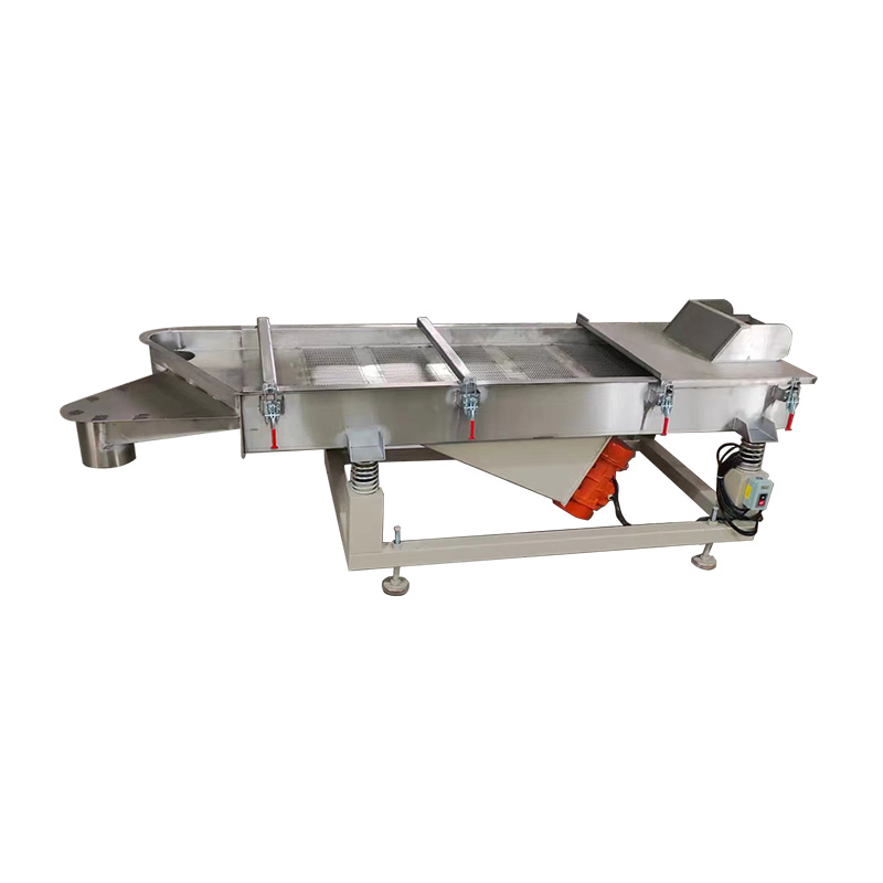 Plastic Vibrating Screening Machine With Hopper
