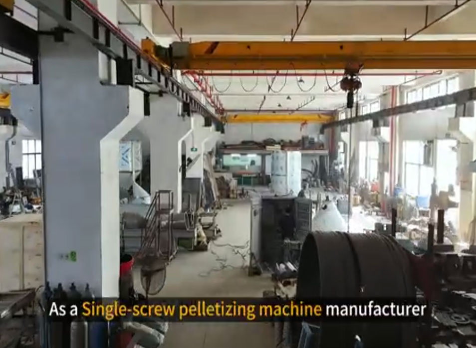 Efficient Single-Screw Pelletizing Machine