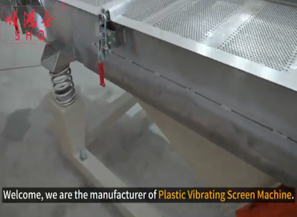 Advanced Plastic Vibrating Screen Machine for Material With High Precision